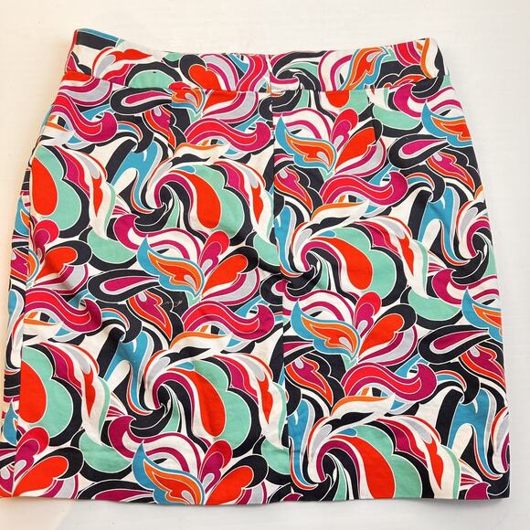 Banana Republic Skirt Women's 14 Multicolor Above Knee Hippie Artsy Night Out - Picture 4 of 9